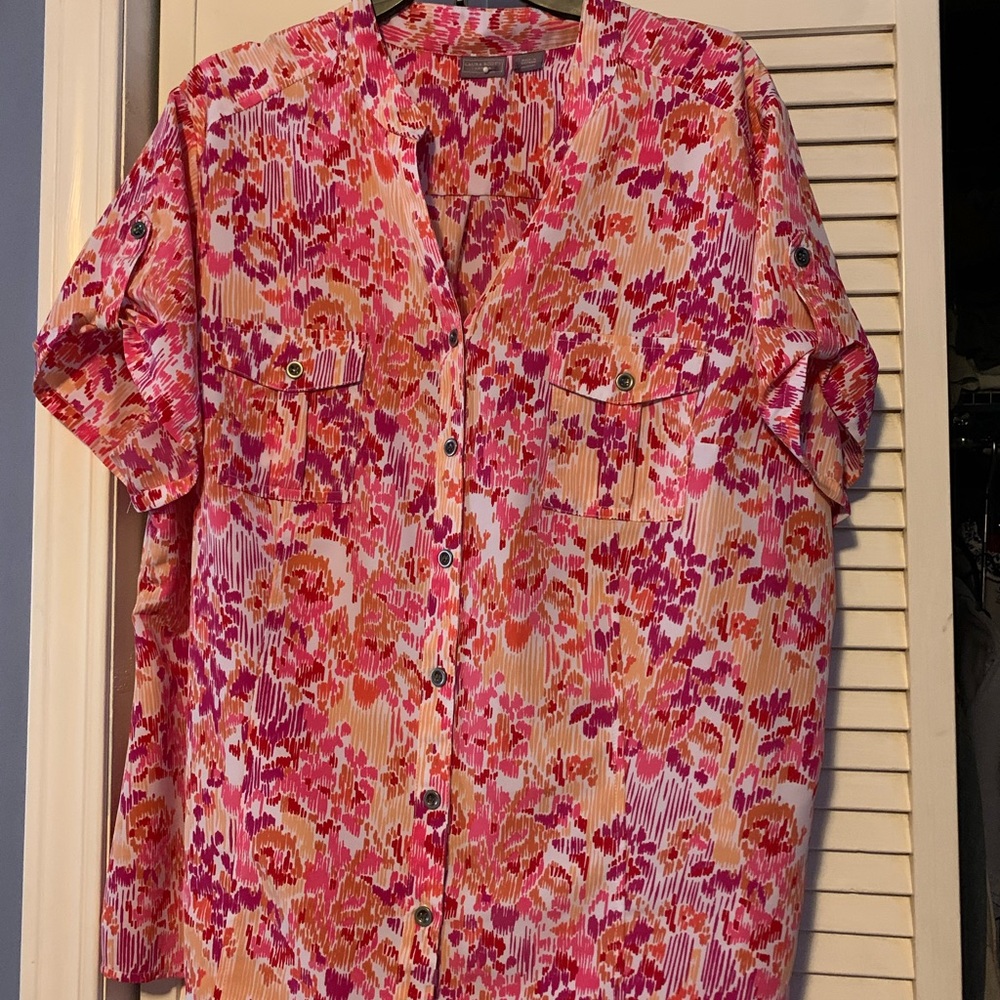 Laura Scott. blouse  size XL
